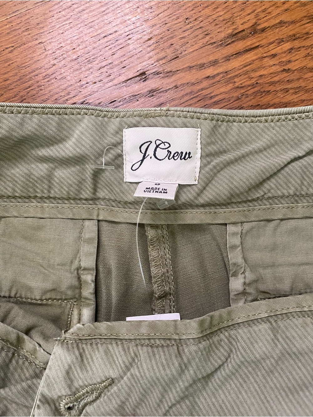 J. Crew Olive Green Cotton Shorts - Picture 5 of 8